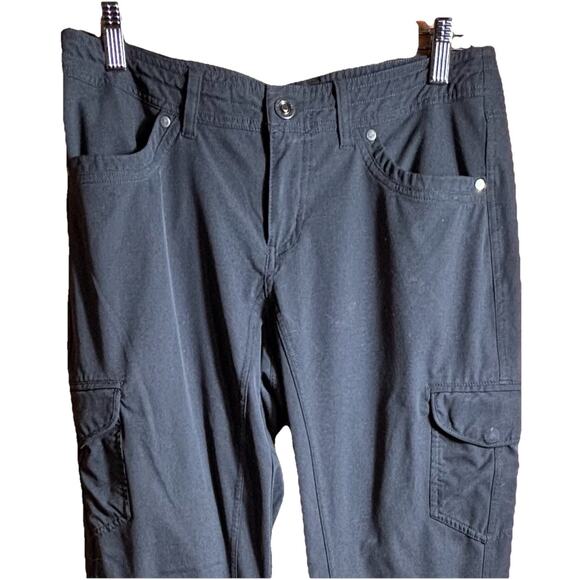 Kuhl Women Hiking Cargo Pant Sz 8 Gray Roll Tab Legs Campcore Utility Gorpcore - Picture 3 of 7